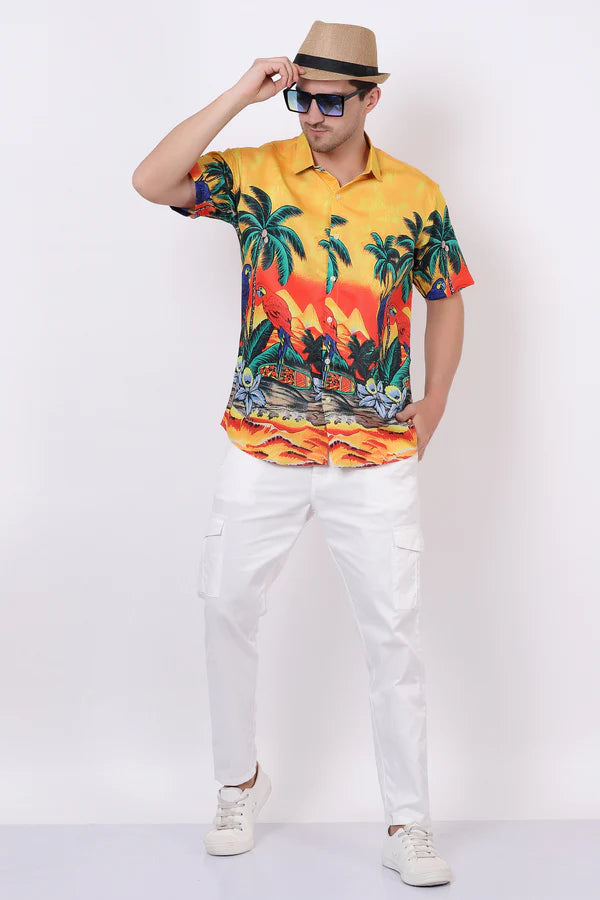 Camisa Hawaiana de Caballero