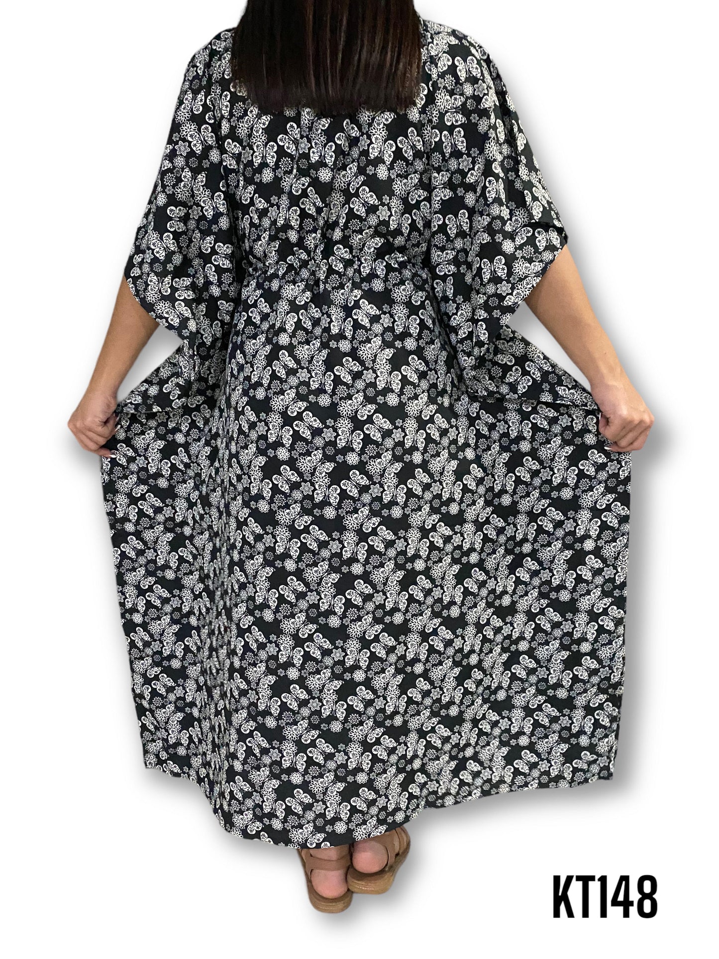 Vestido Largo Estampado de Dama