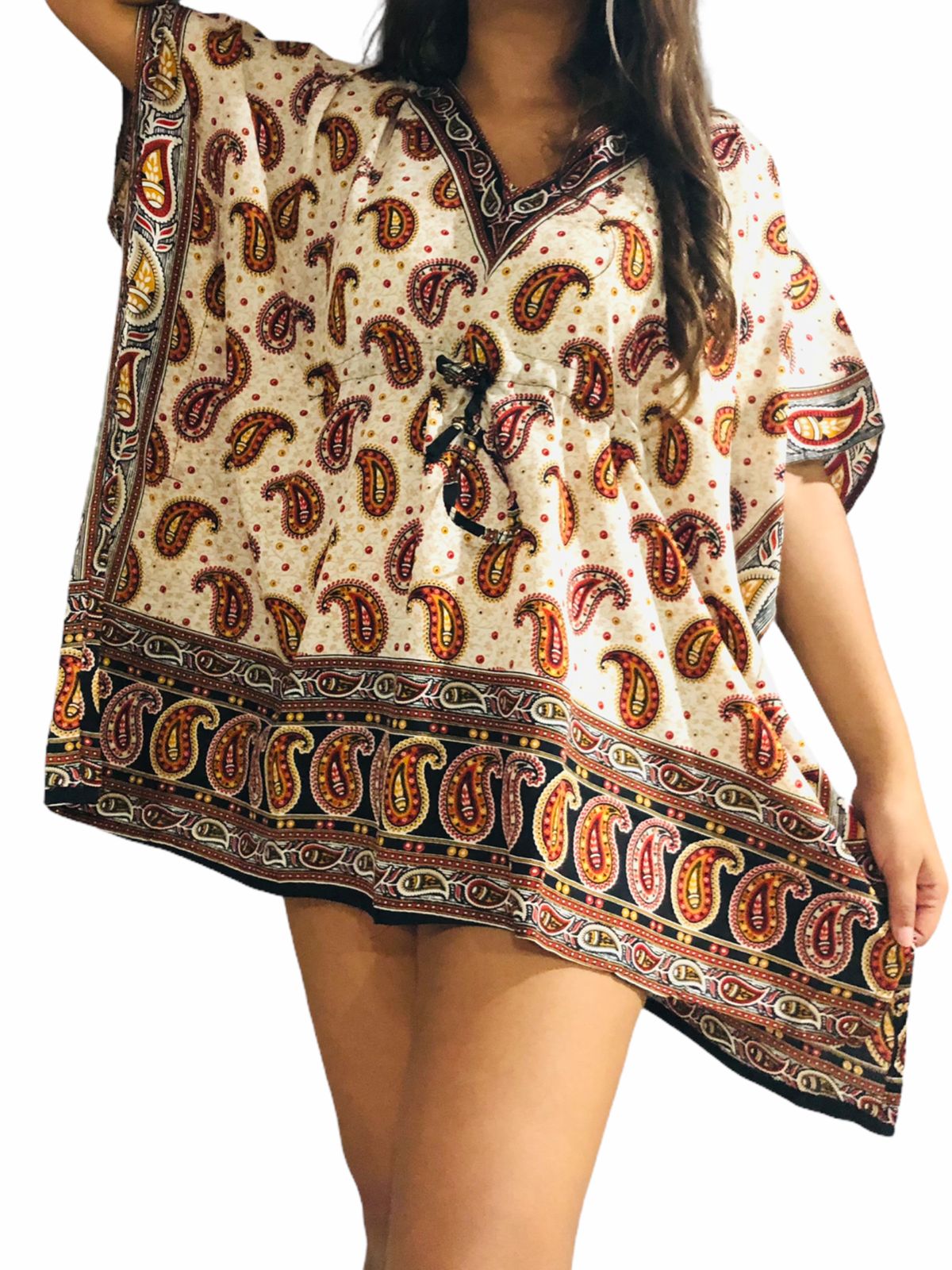 Vestido Corto de Dama Estampado