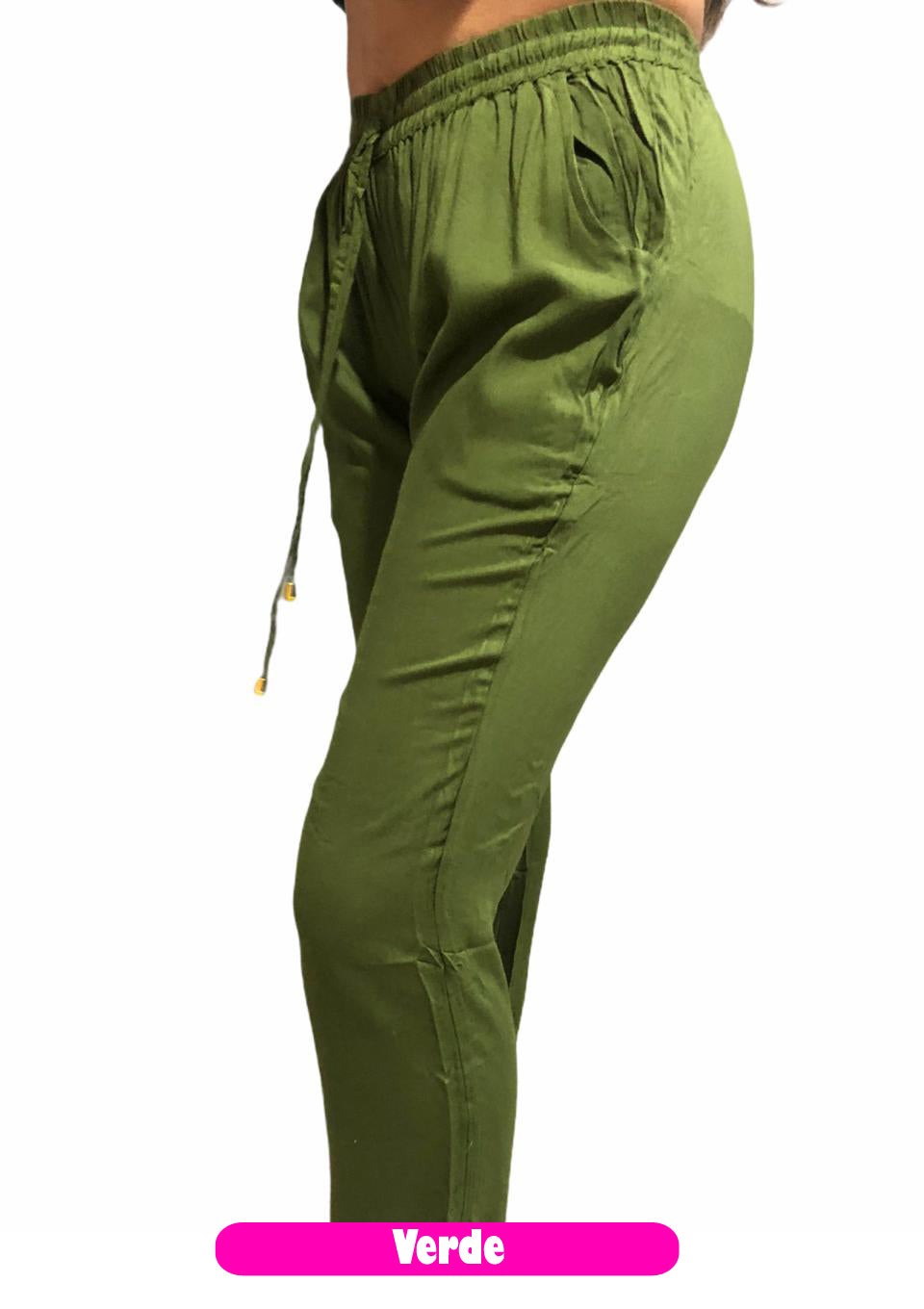 Pantalon de Dama Unicolor Algodón RLP001