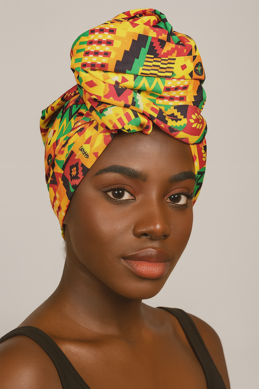 Turbante de Adulto Estampado Afrocaribeño Carnaval