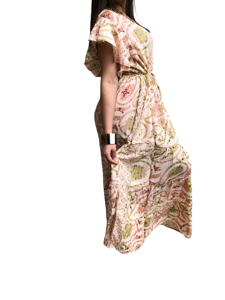 Vestido Estampado Casual de Dama