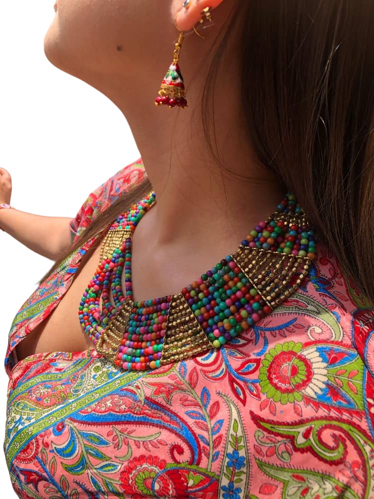 Vestido Estampado Casual de Dama