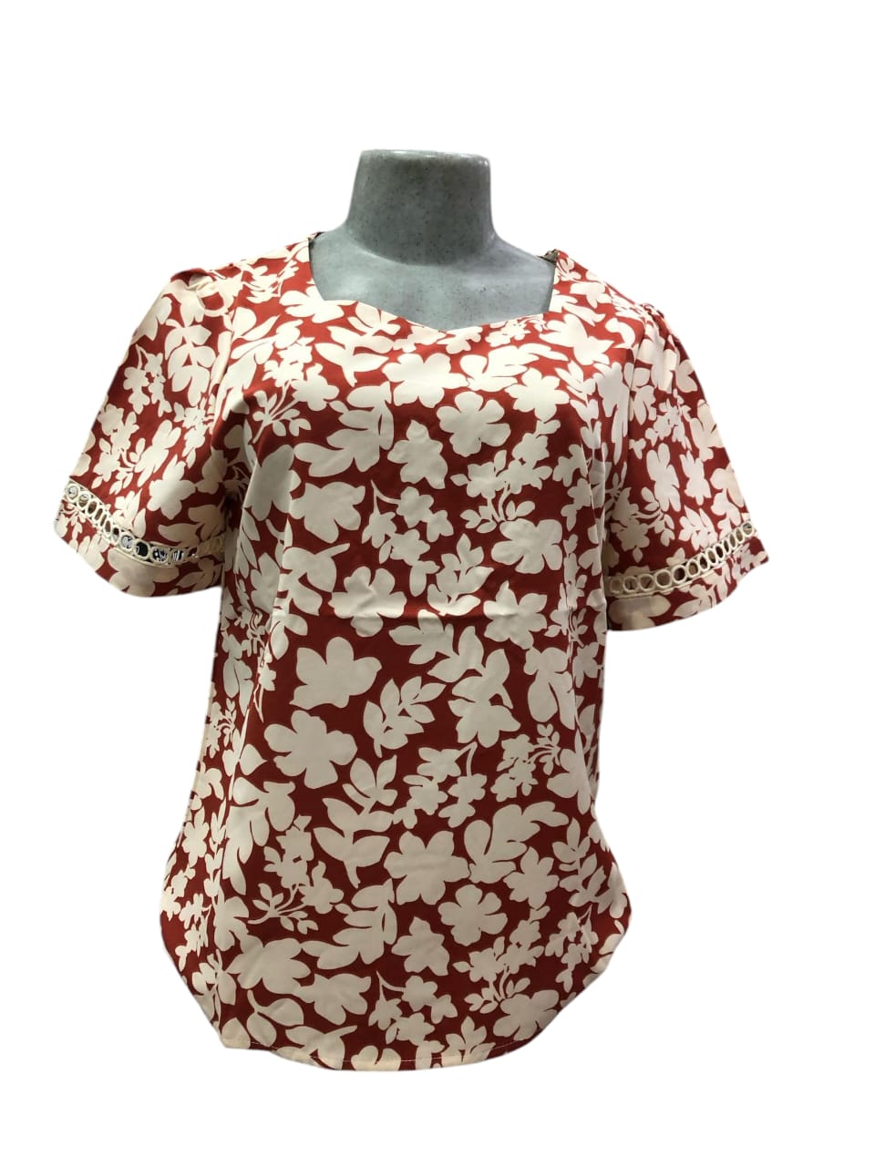 Blusa Floral Talla Plus