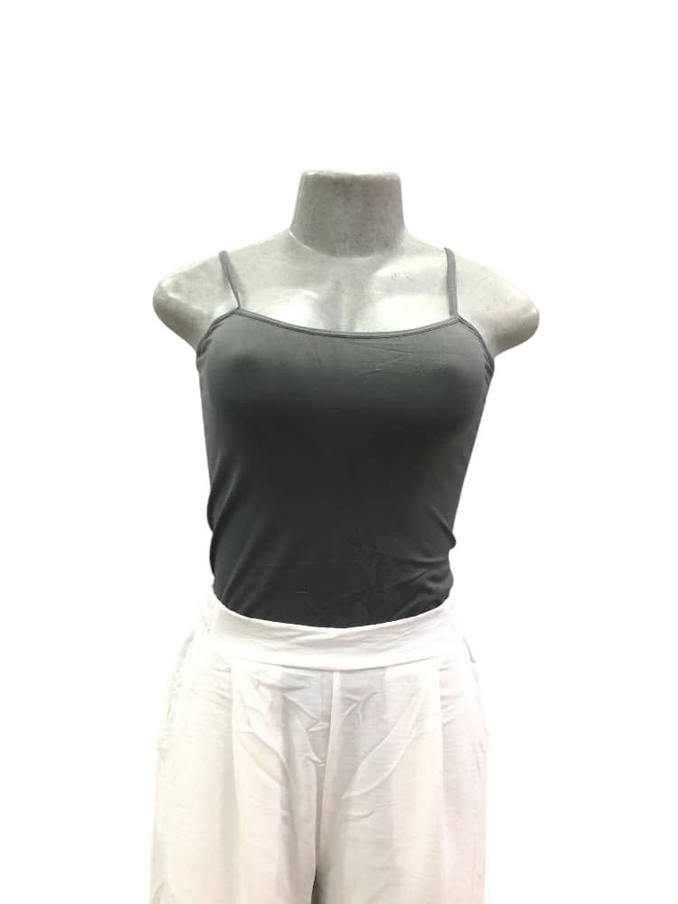 Top Basico Unicolor Gris