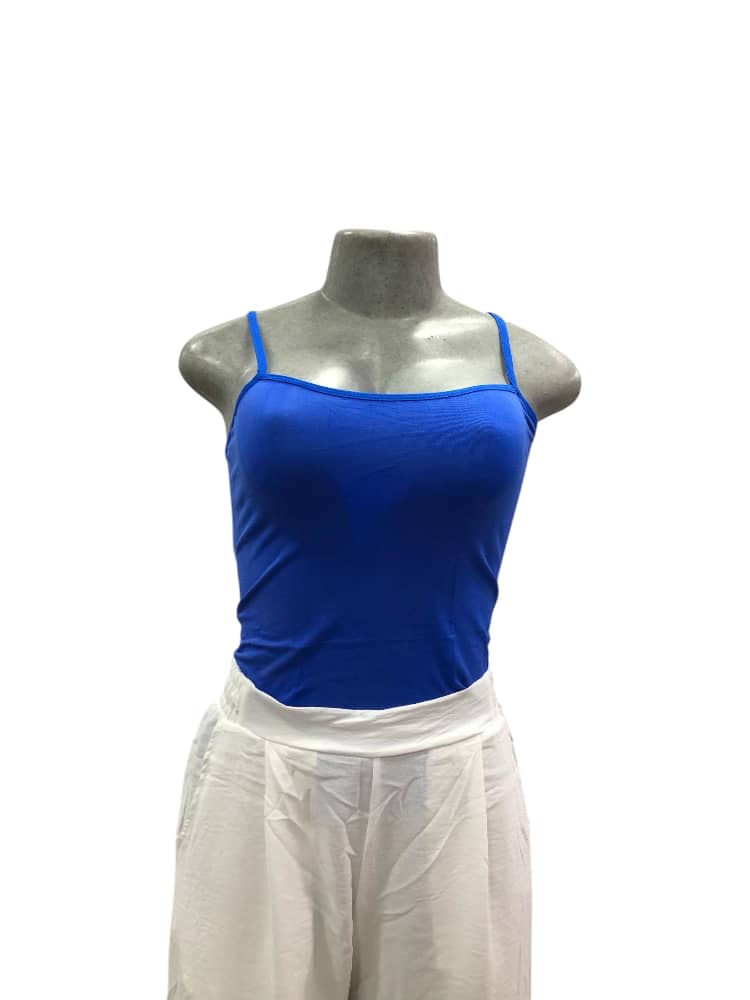 Top Basico Unicolor Azul