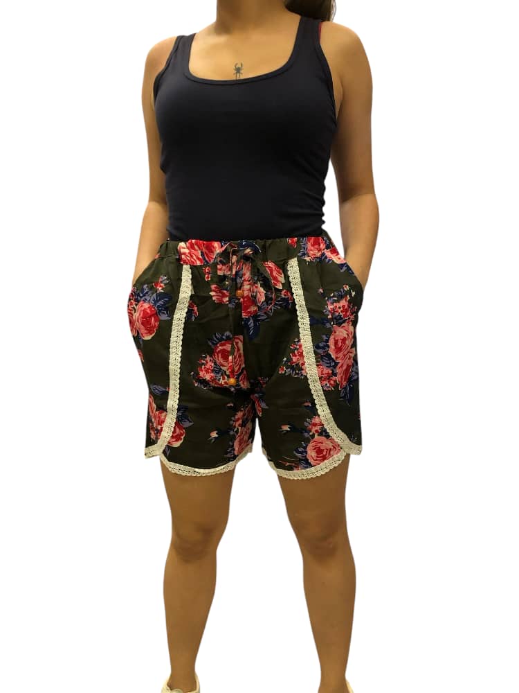 Short de Dama Estampado Poliéster
