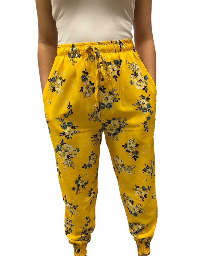 Pantalon de Dama Estampado Poliéster.