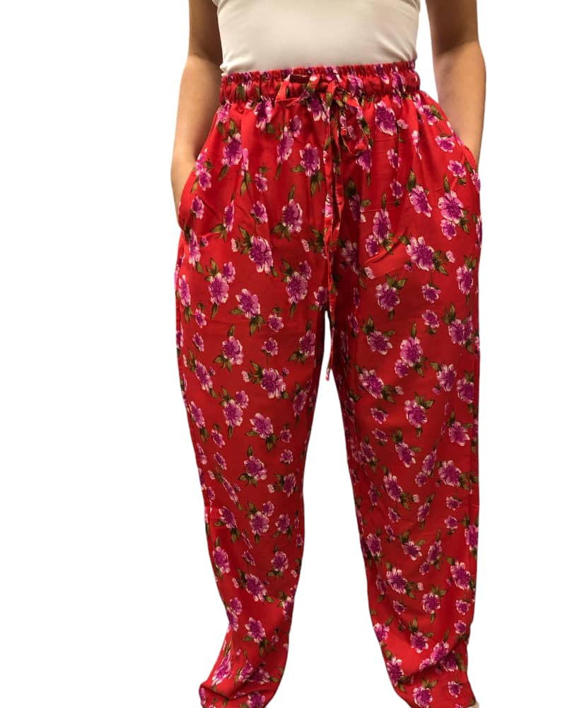 Pantalon de Dama Estampado Poliéster.