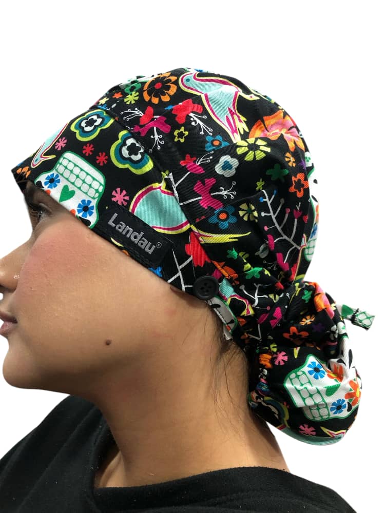 Gorro de Dama Catrinas con Pliegues