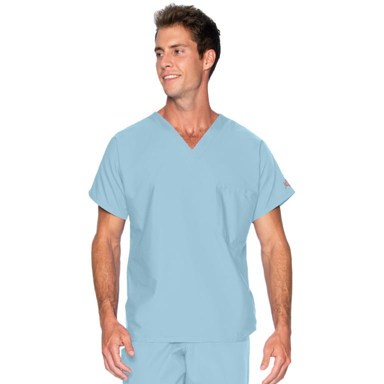 Camisa de Uniforme Azul Cielo Unisex Landau.
