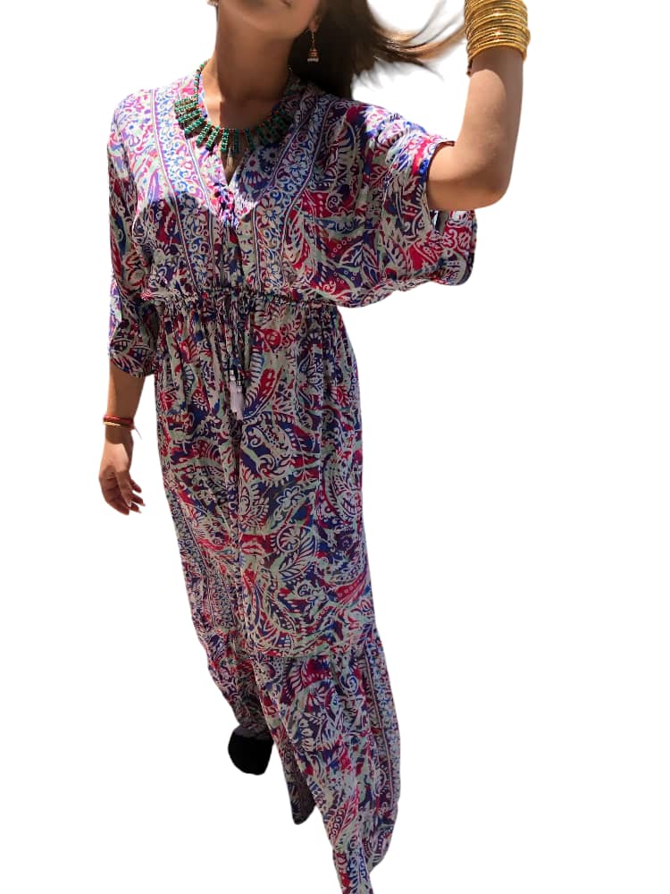 Vestido Estampado Casual de Dama