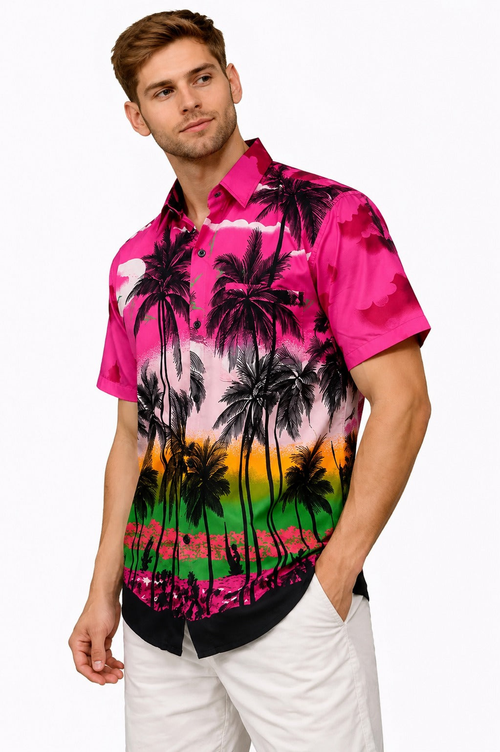Camisa de Hombre Hawaiana