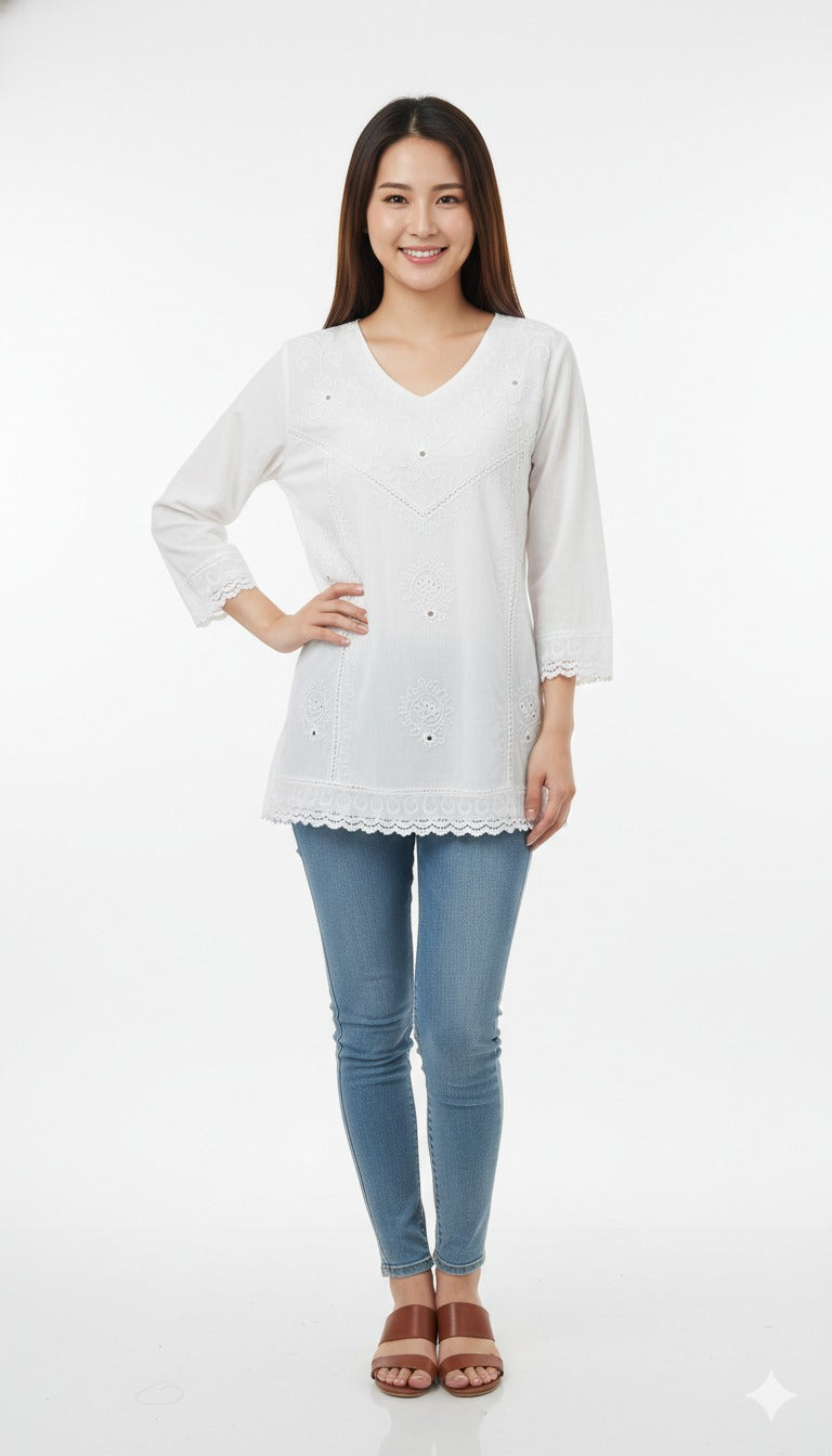 Blusa de Dama Blanca