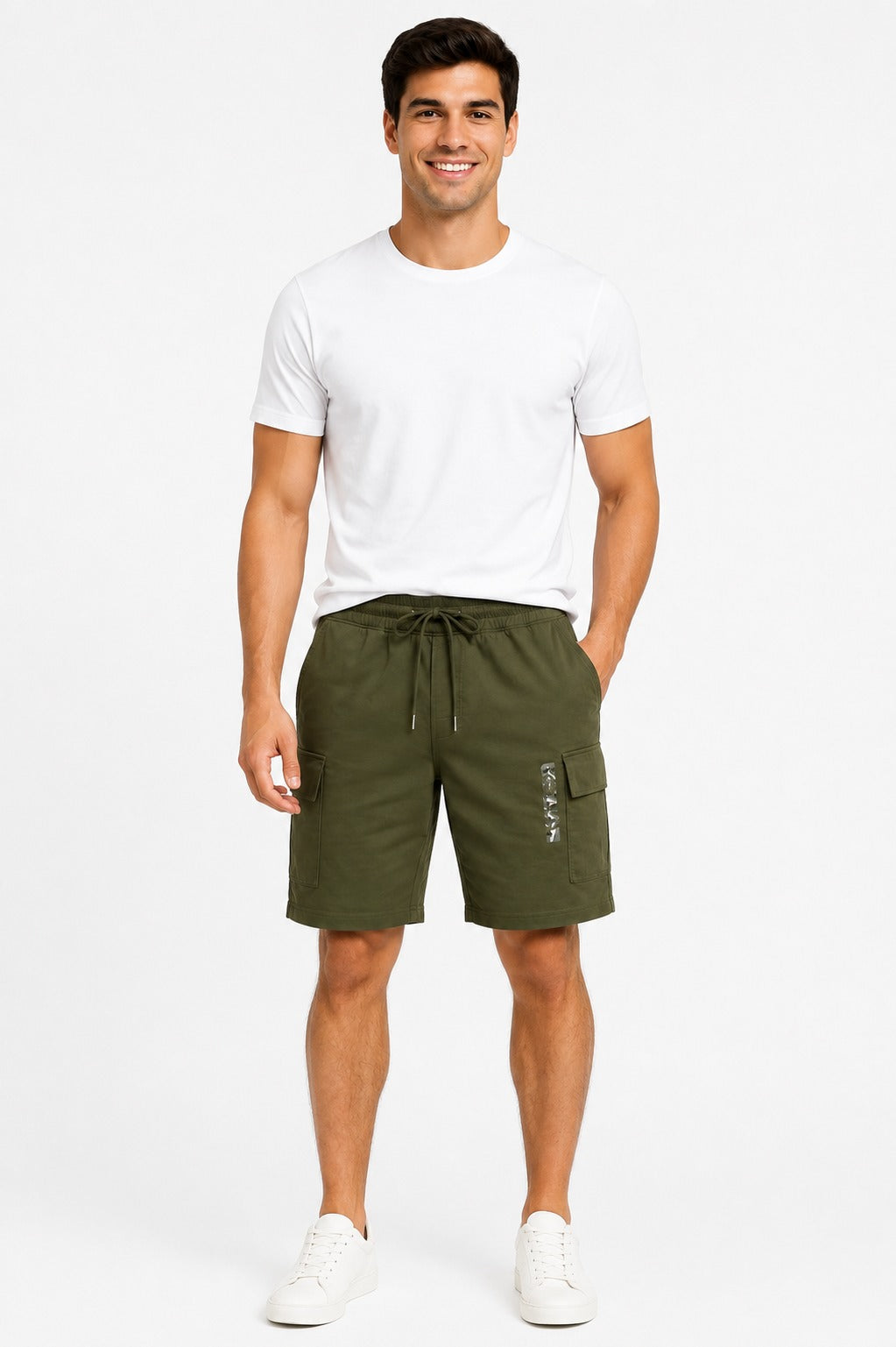 Short de Caballero Verde Olivo