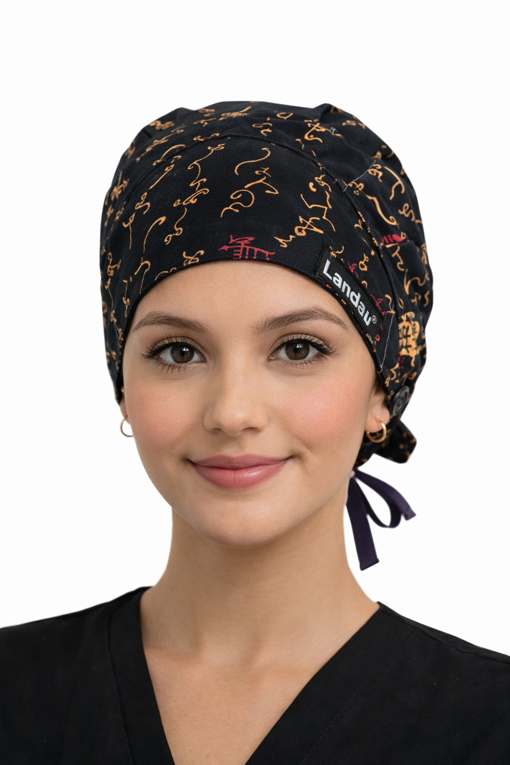 Gorro de Dama Letras con Pliegues
