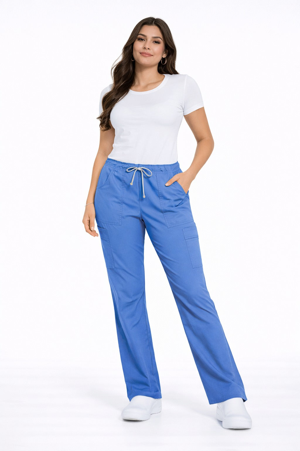 Pantalon de Uniforme Azul Celeste Landau All Day