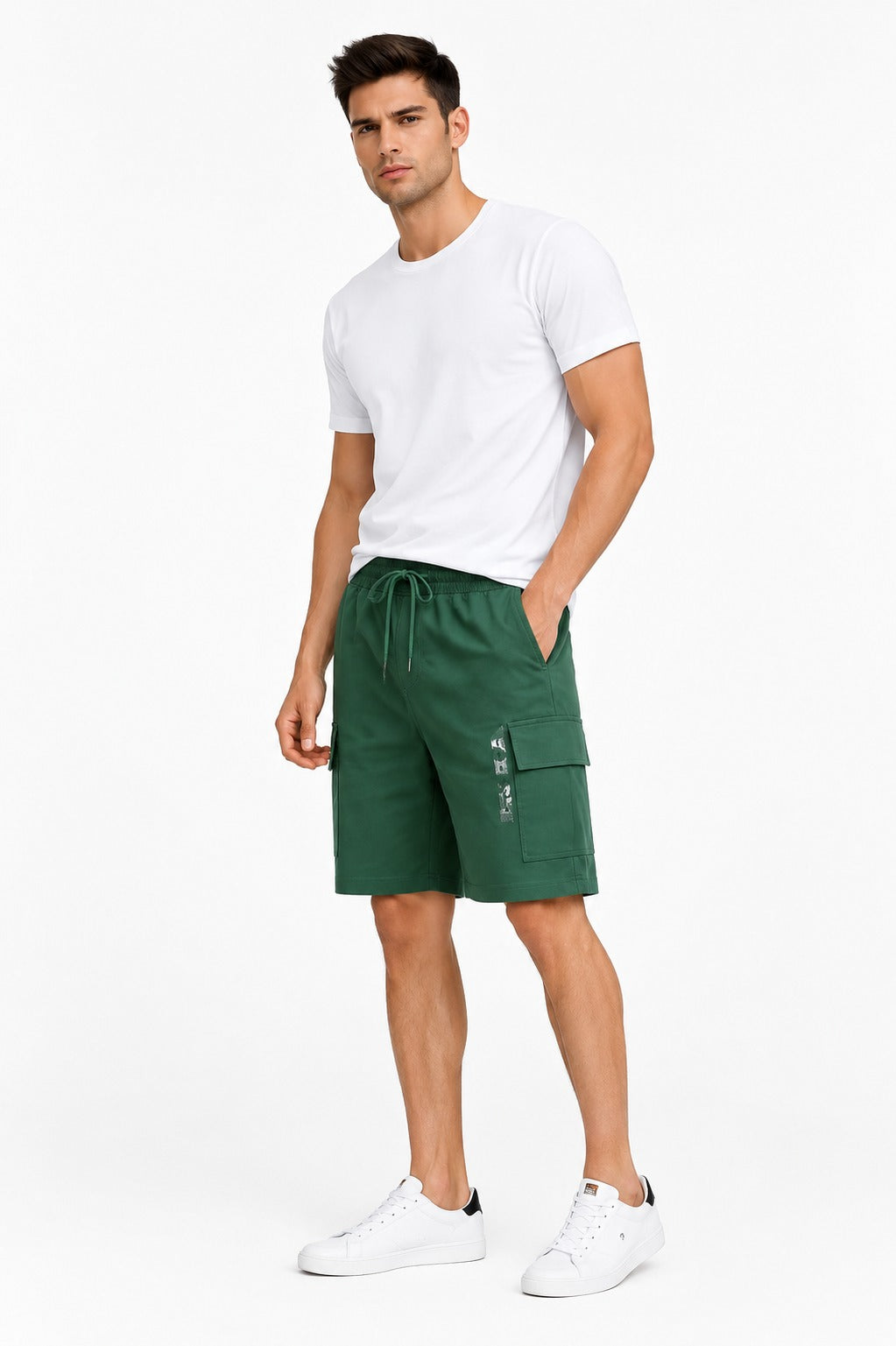 Short de Caballero Verde