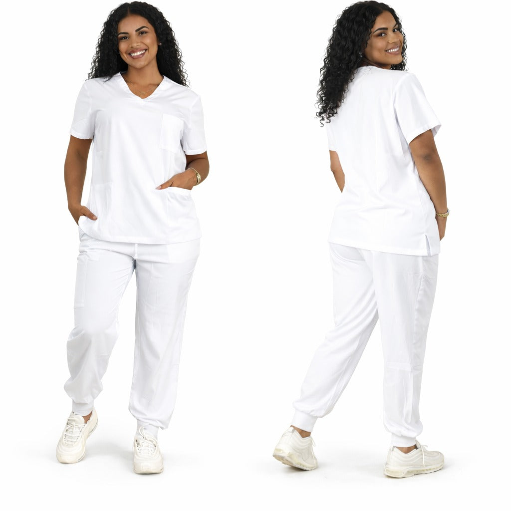 Conjunto Uniforme Blanco Dama