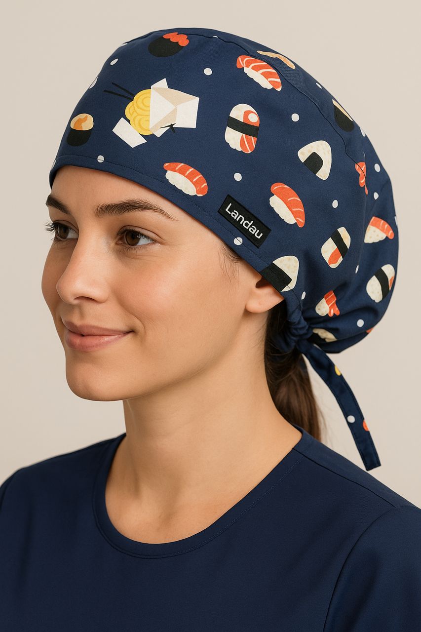 Gorro de Dama Sushi con Pliegues