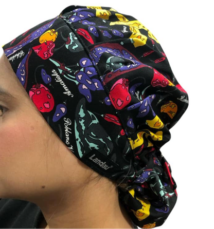 Gorro de Dama Chiles con  Pliegues