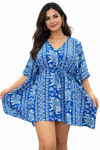 Vestido Corto de Dama Estampado