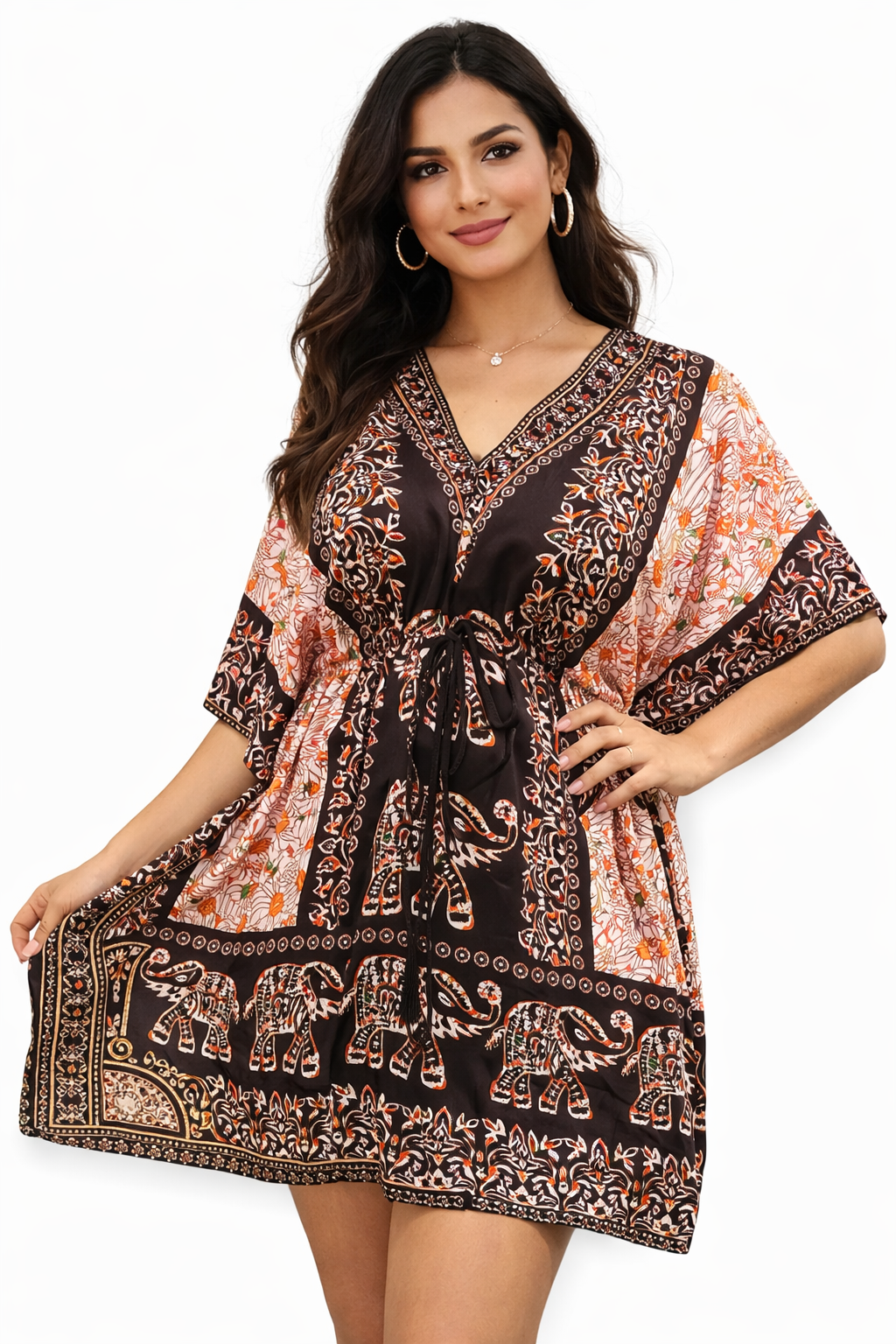 Vestido Estampado de Dama