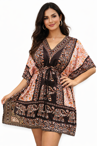 Vestido Estampado de Dama