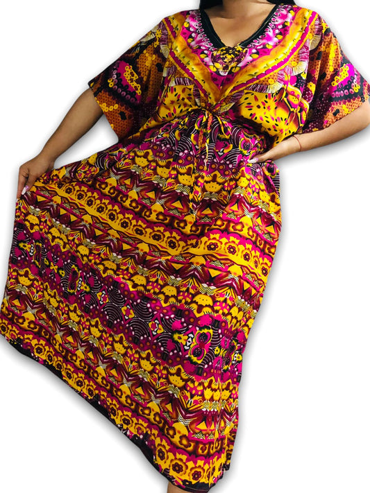 Guajira Larga de Dama Estampada Unitalla