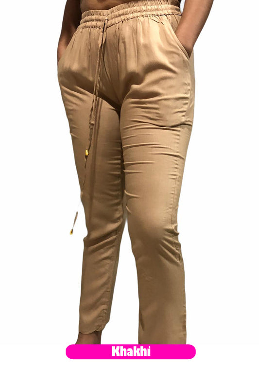 Pantalon de Dama Unicolor Algodón RLP001