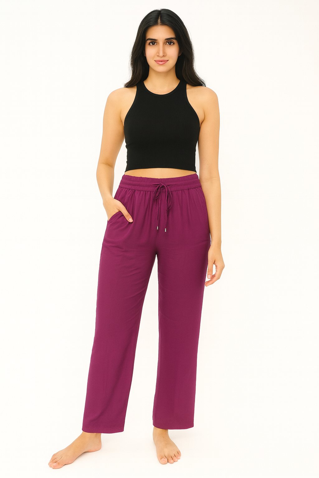 Pantalón de Dama Unitalla Super Fresco y Cómodo