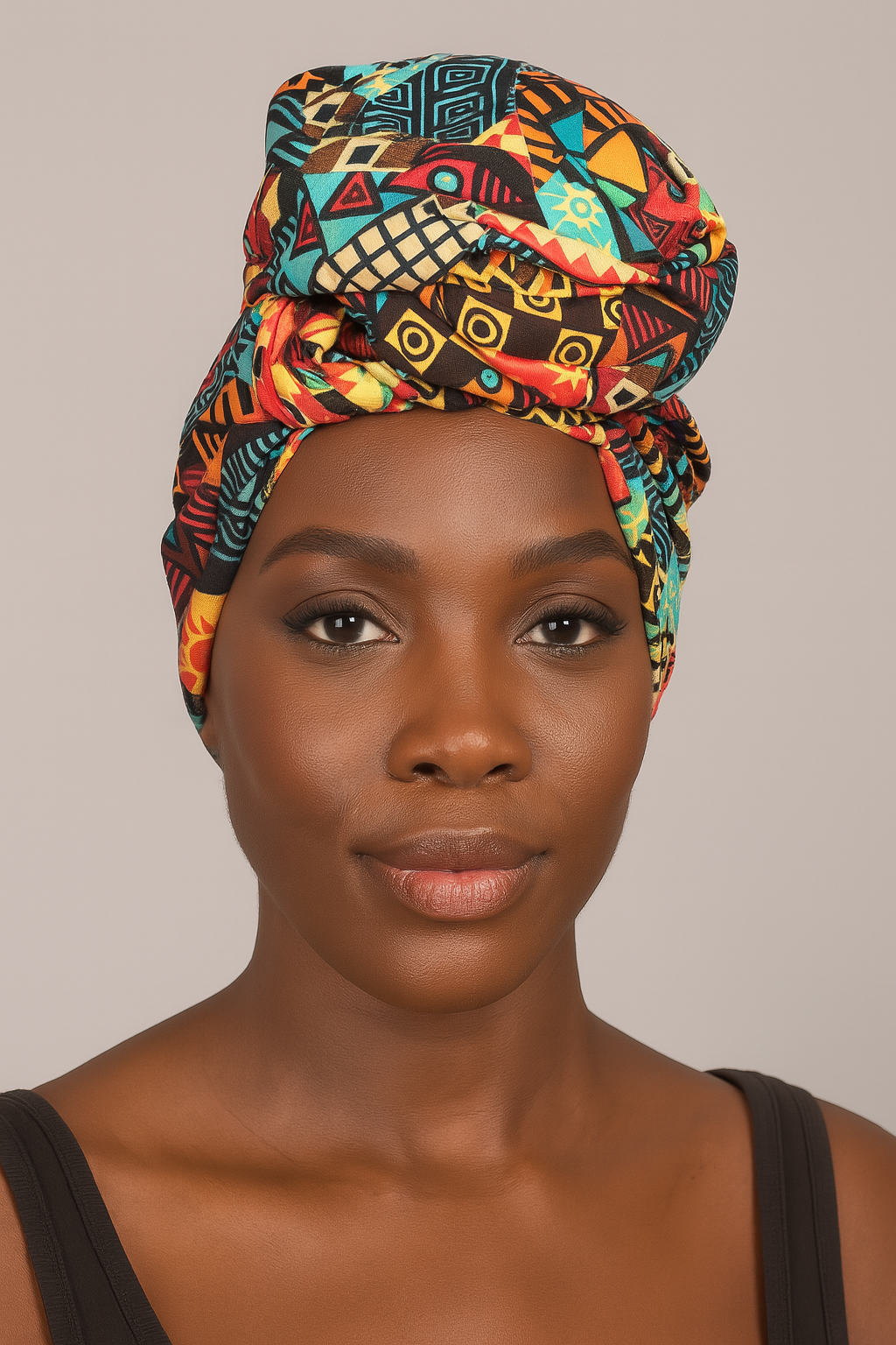 Turbante de Adulto Estampado Afrocaribeño Carnaval