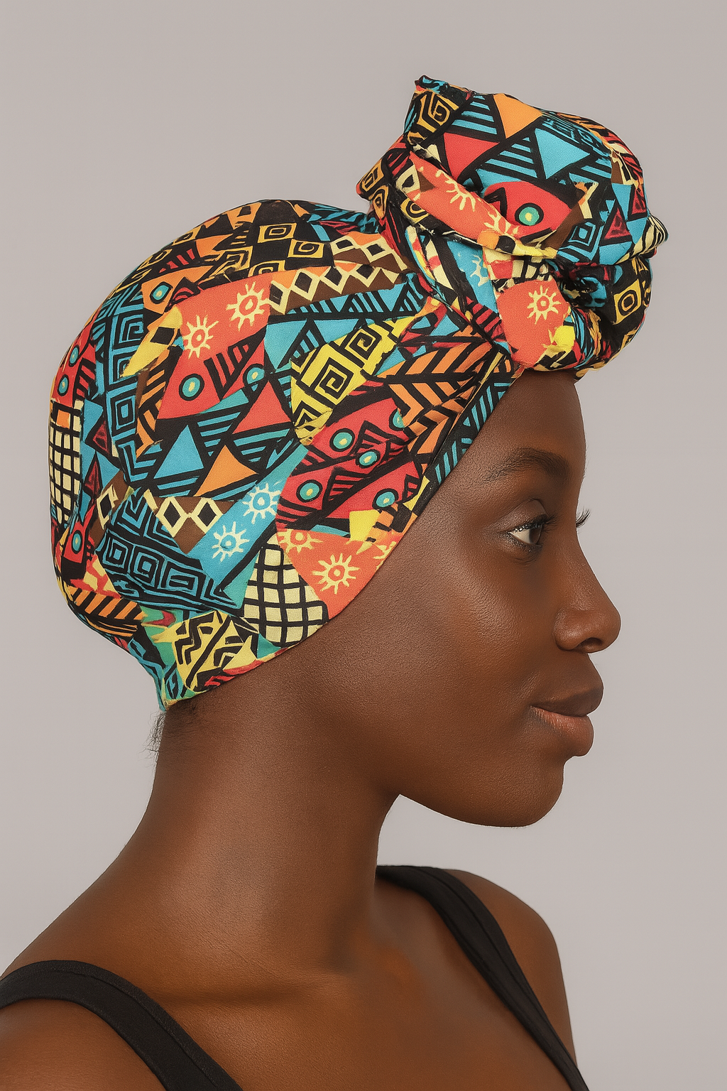 Turbante de Adulto Estampado Afrocaribeño Carnaval