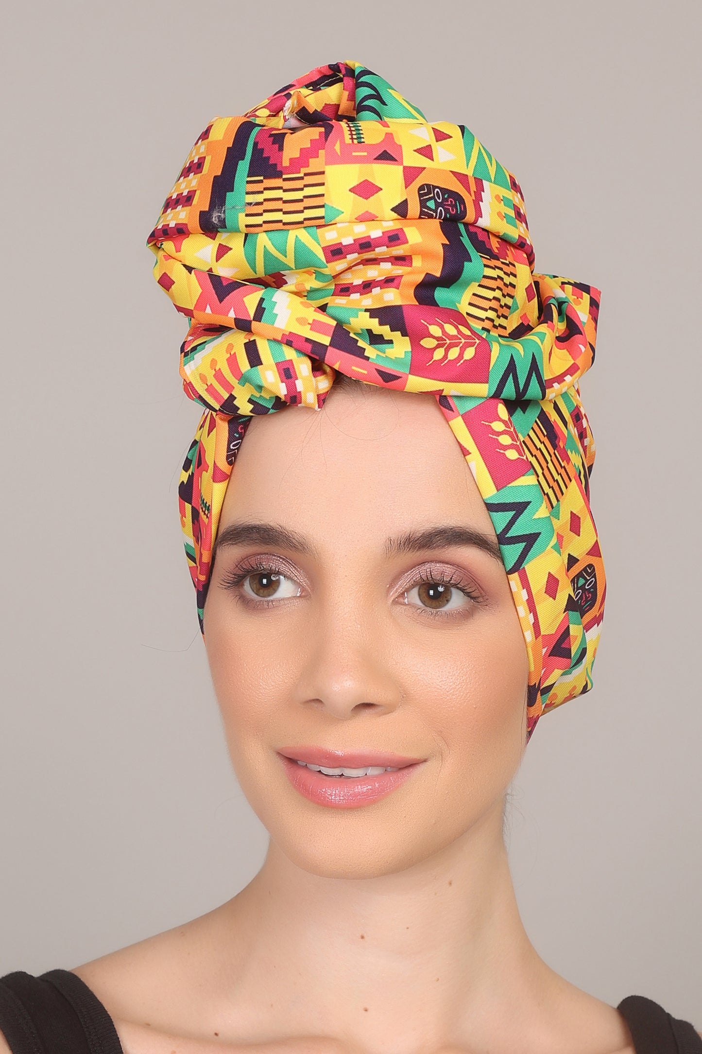 Turbante de Adulto Estampado Afrocaribeño Carnaval
