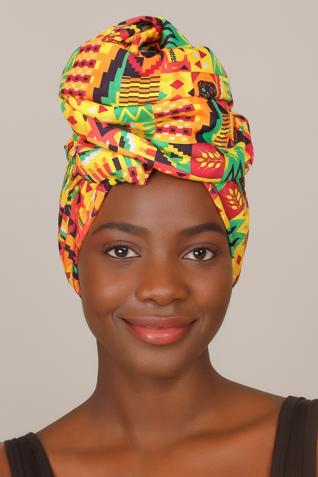 Turbante de Adulto Estampado Afrocaribeño Carnaval
