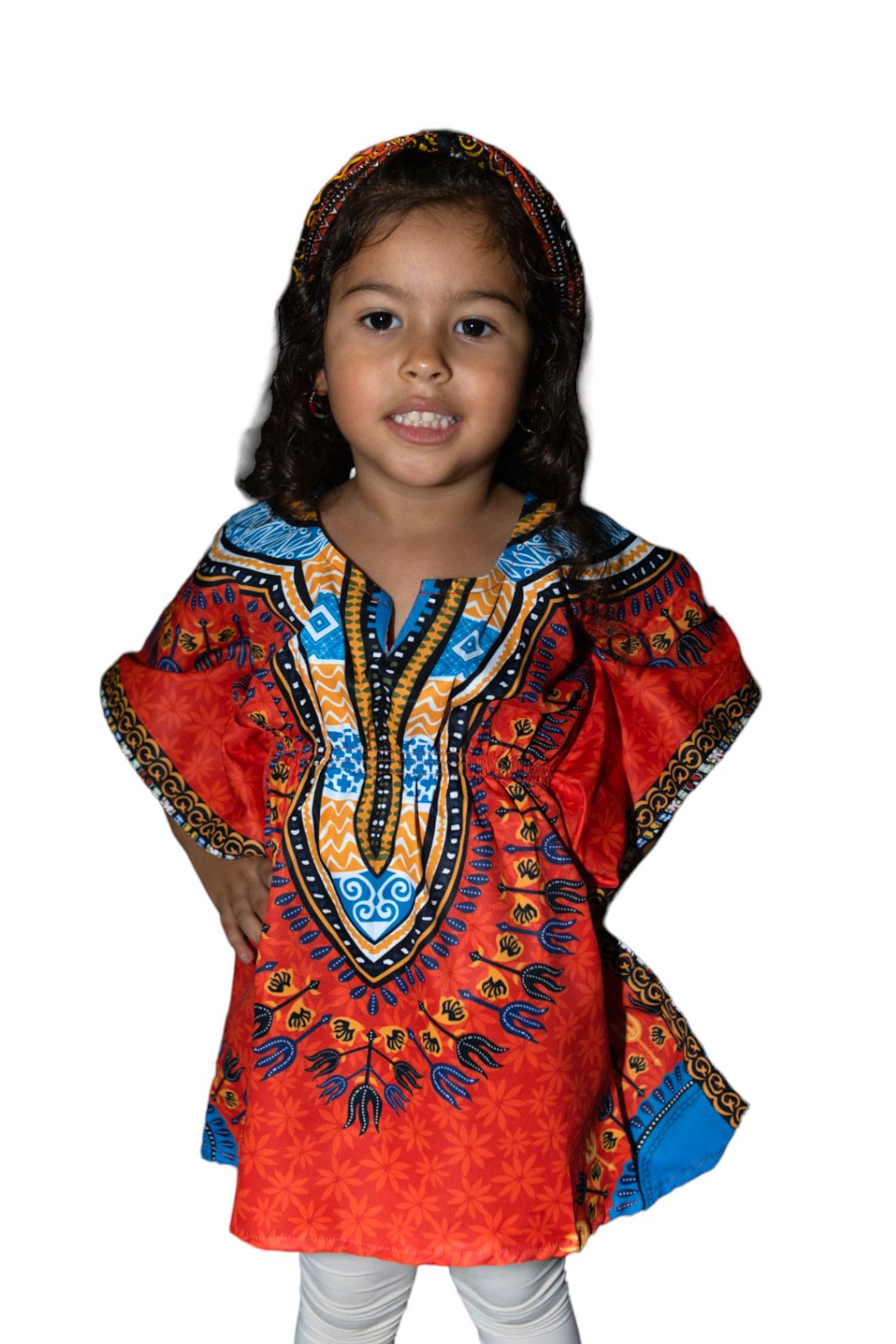 Vestido Guajira de Nina Juvenil Afrocaribeño KTK401