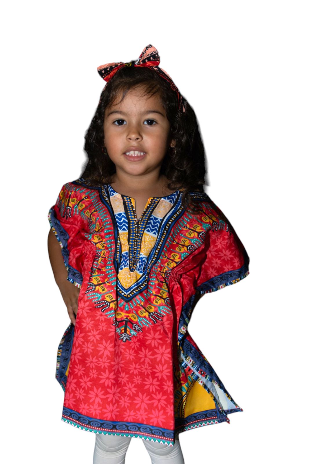 Vestido Guajira de Nina Juvenil Afrocaribeño KTK401