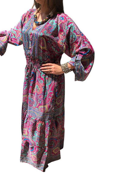 Vestido Estampado Casual de Dama