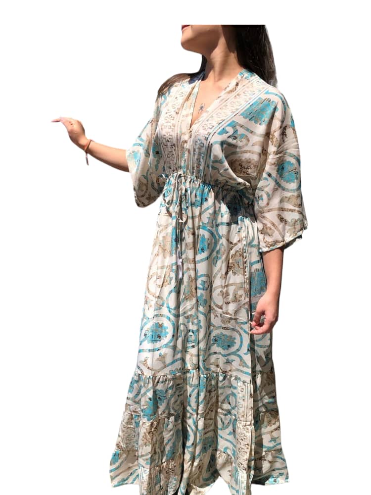 Vestido Estampado Casual de Dama
