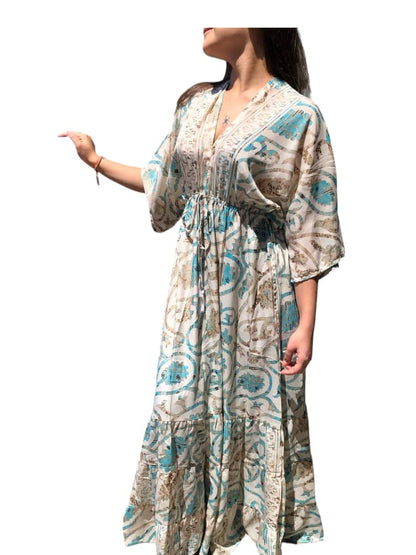 Vestido Estampado Casual de Dama