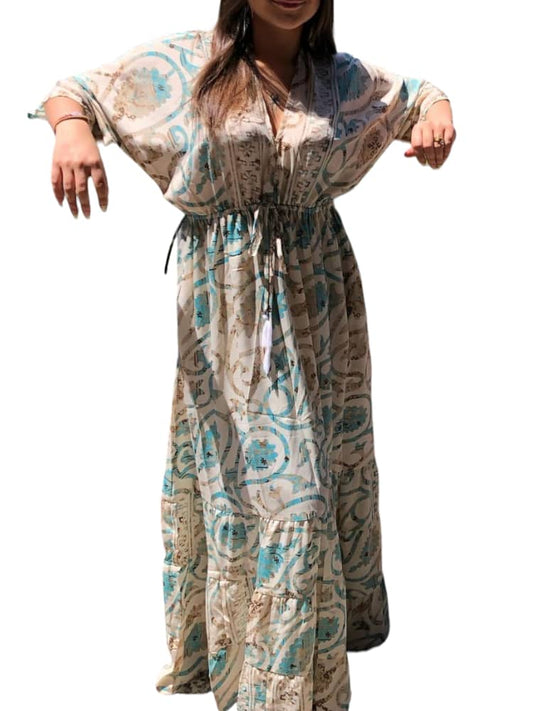 Vestido Estampado Casual de Dama