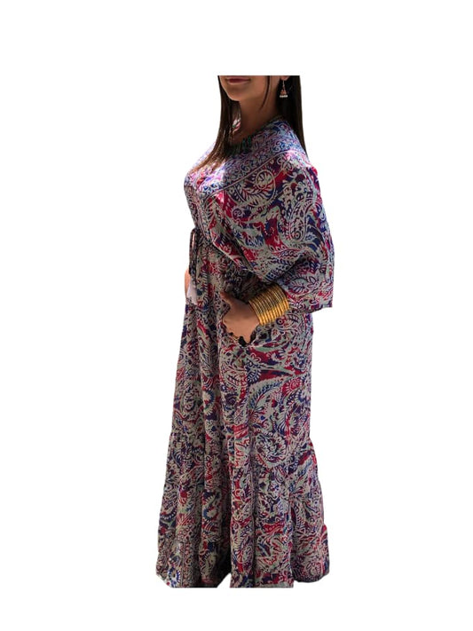Vestido Estampado Casual de Dama