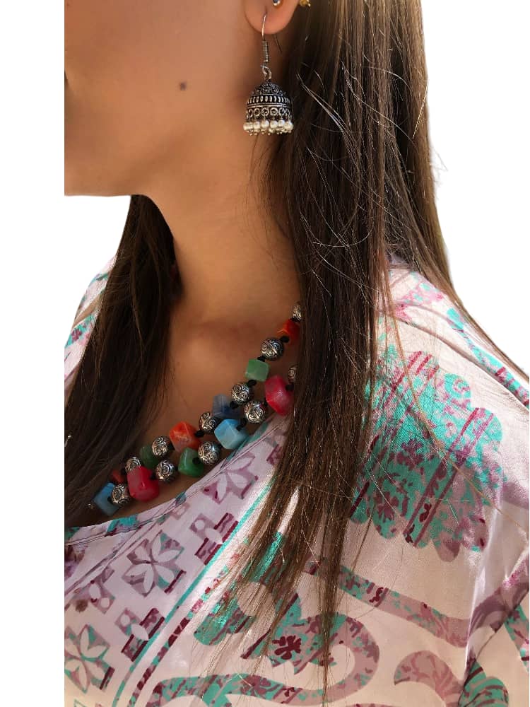 Vestido Estampado Casual de Dama