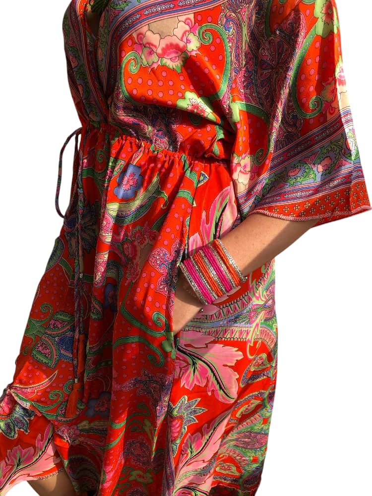 Vestido Estampado Casual de Dama