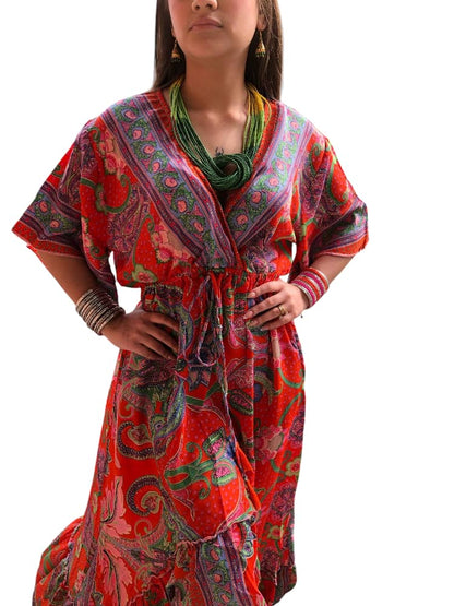 Vestido Estampado Casual de Dama