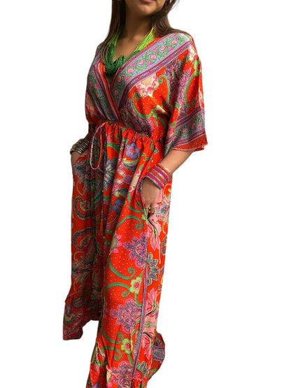Vestido Estampado Casual de Dama