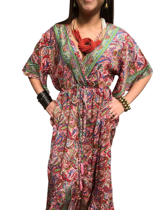 Vestido Estampado Casual de Dama