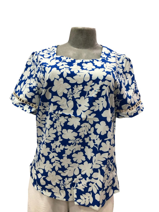 Blusa Floral Talla Plus