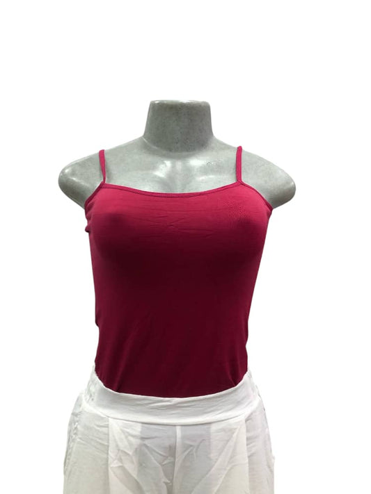 Top Basico Unicolor Vinotinto