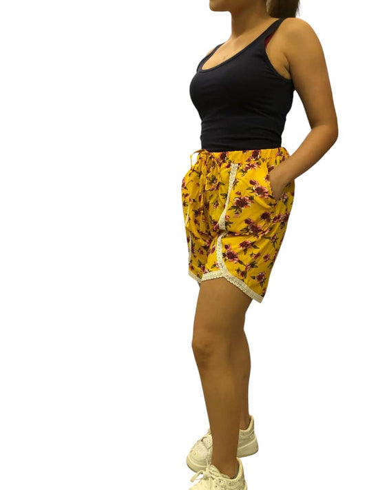 Short de Dama Estampado Poliéster